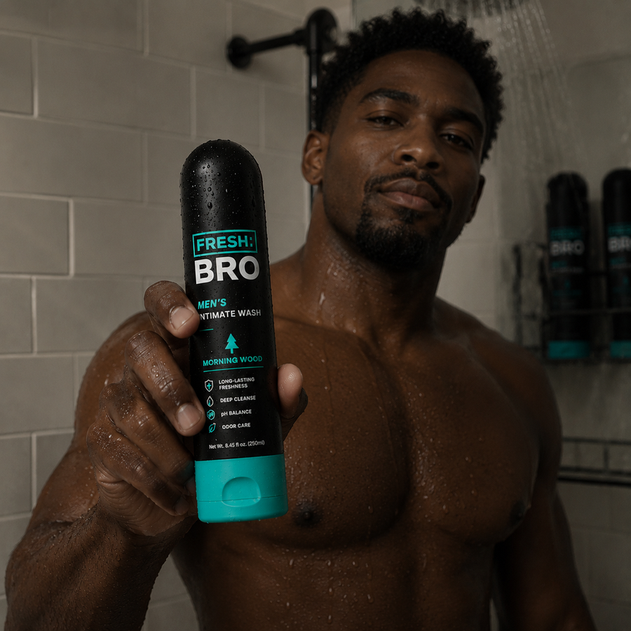Fresh Bro customer bathroom shelf